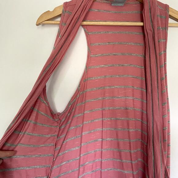 H.I.P. happening in the present pink and silver y2k 2000s vest sleeveless M FLAW - Picture 3 of 8